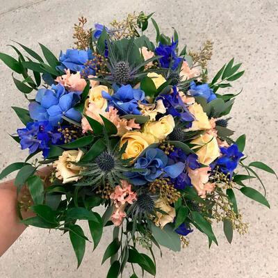 brudebukett-blåtoner